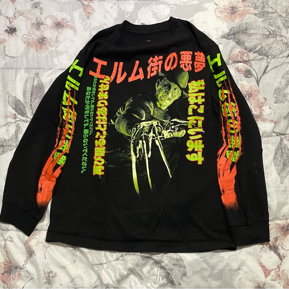 Nightmare on elm street long sleeve tee
